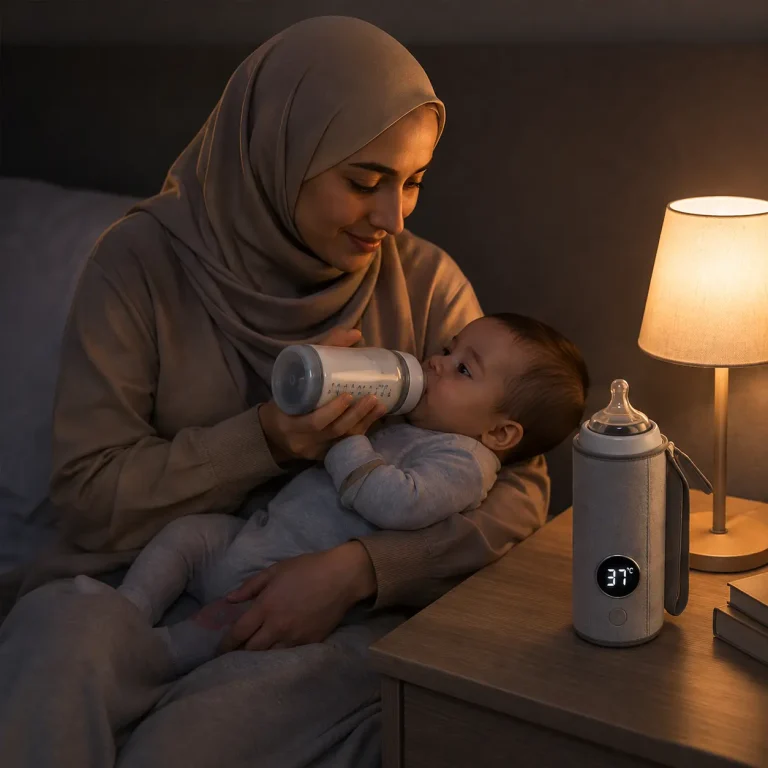 حافظ حرارة الببرونة الديجيتال — لبن دافي في أي وقت لطفلك